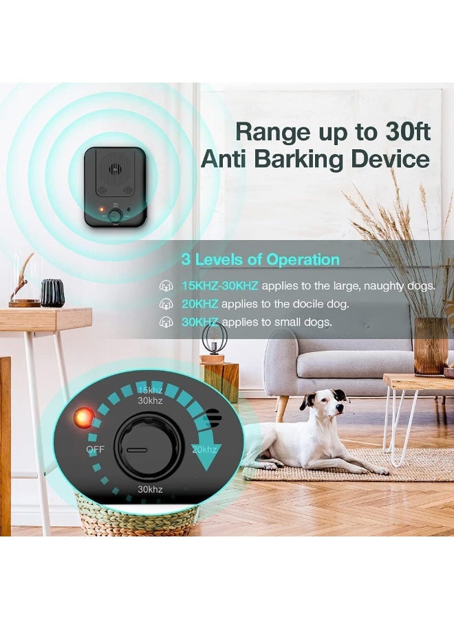 Anti Barking Device for Dogs, 3 Adjustable Frequency Modes, Ultrasonic Dog Barking Silencer, Rechargeable Sonic Barking Deterrent, Suitable for All Kinds of Dogs, for Indoor & Outdoor Use - Image 5